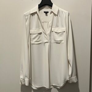 Ann Taylor crepe camp shirt